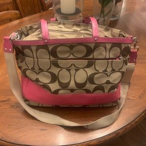 Coach diaper bag or carry on